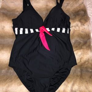 Black Shore Shapes one-piece swimsuit